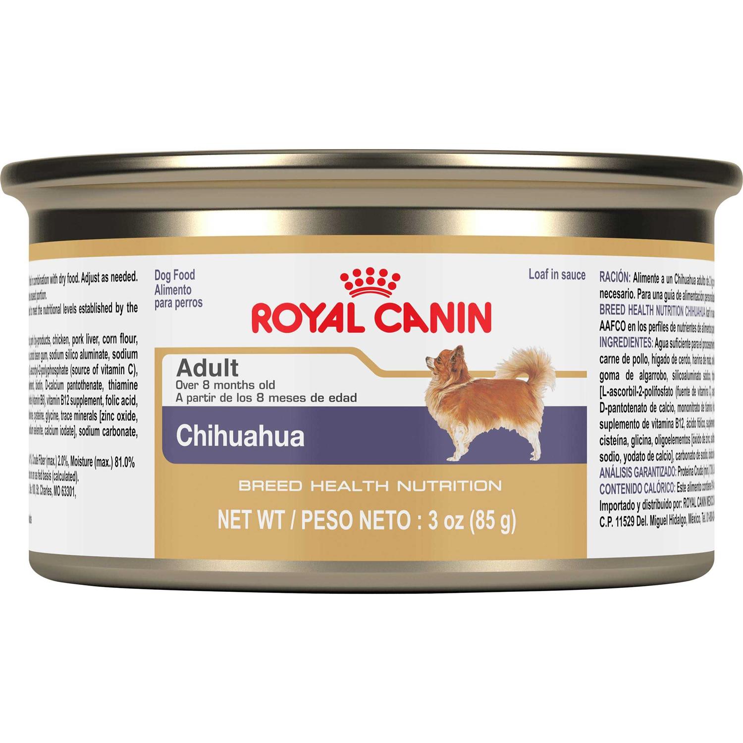 Royal Canin Breed Health Nutrition Chihuahua Adult Loaf in Sauce Dog Food - Pet Supplies online store