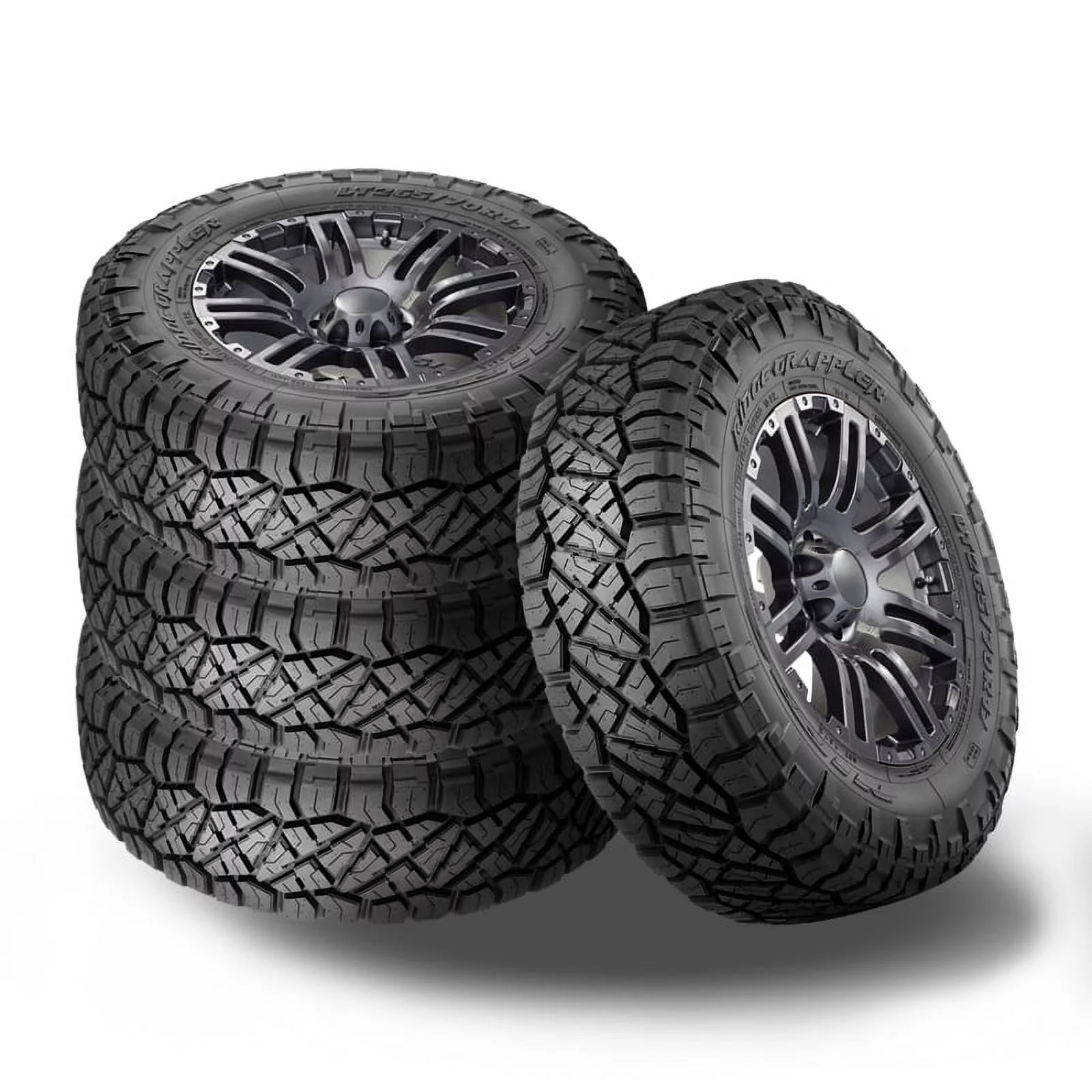 4 Nitto Ridge Grappler LT 285/65R18 10 Ply 125/122Q Mud/All Terrain Hybrid Tires 217110 / 285/65/18 / 2856518