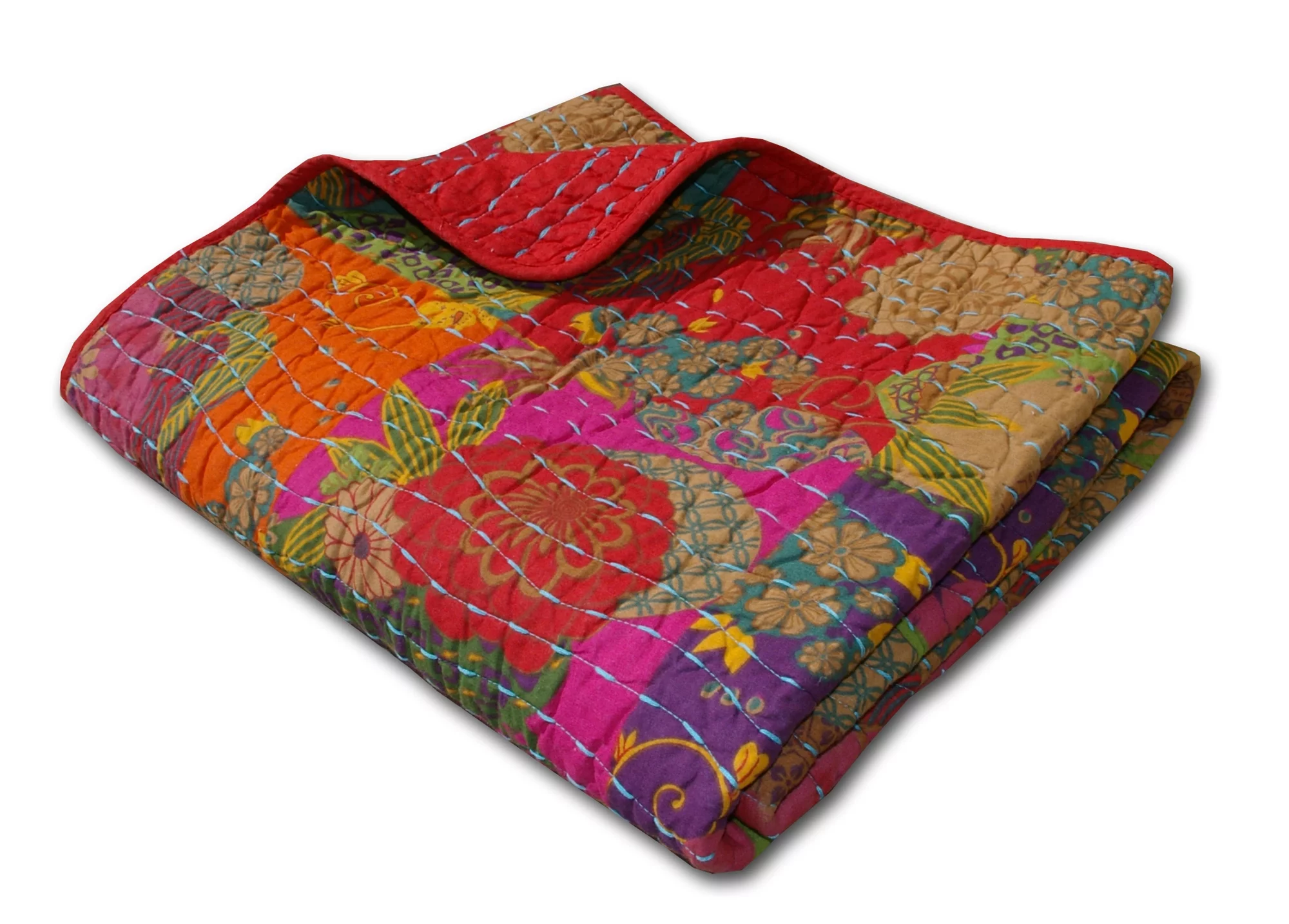 Greenland Home Fashions Floral Cotton Throw, 60" X 50" - Curated Treasures Market