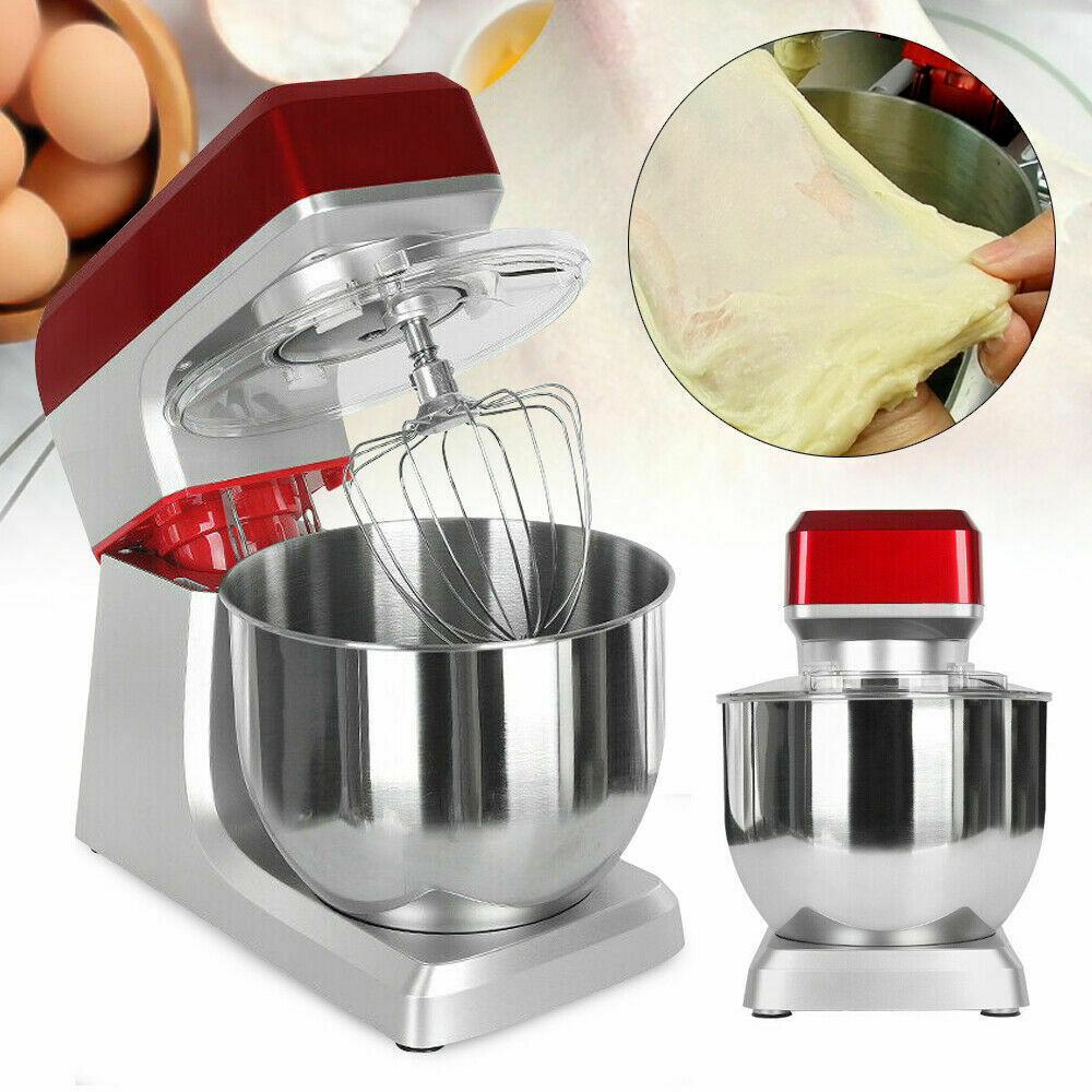 1200W 7L Kitchen Electric Food Stand Mixer Whisk Blender Cake 6 speed 6 Speed Stand Mixer Cake Food Mixing Bowl Beater Dough Electric Blender 1200W