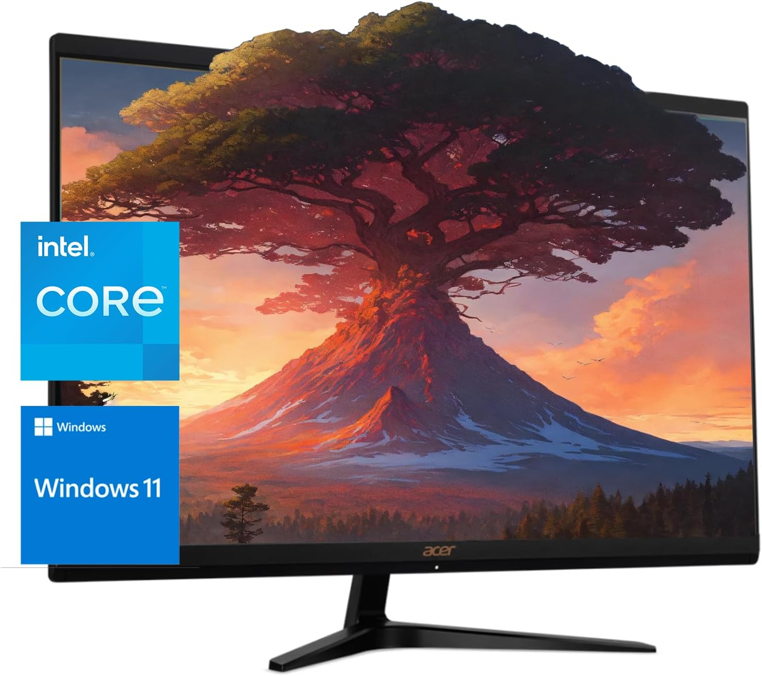acer Aspire C27 All in One Desktop | 27-inch FHD IPS Display | 12th Gen Intel 4-Core Processor | 32GB RAM | 1TB SSD | Wi-Fi 6 | Webcam | HDMI |