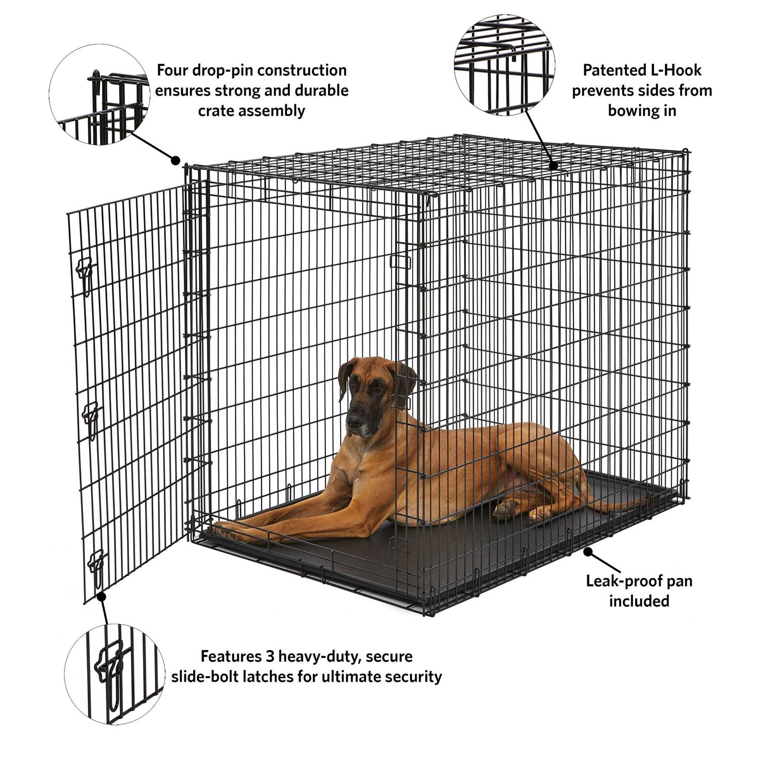 Midwest XX-Large Single Door Wire Dog Crate - Pet Supplies online store