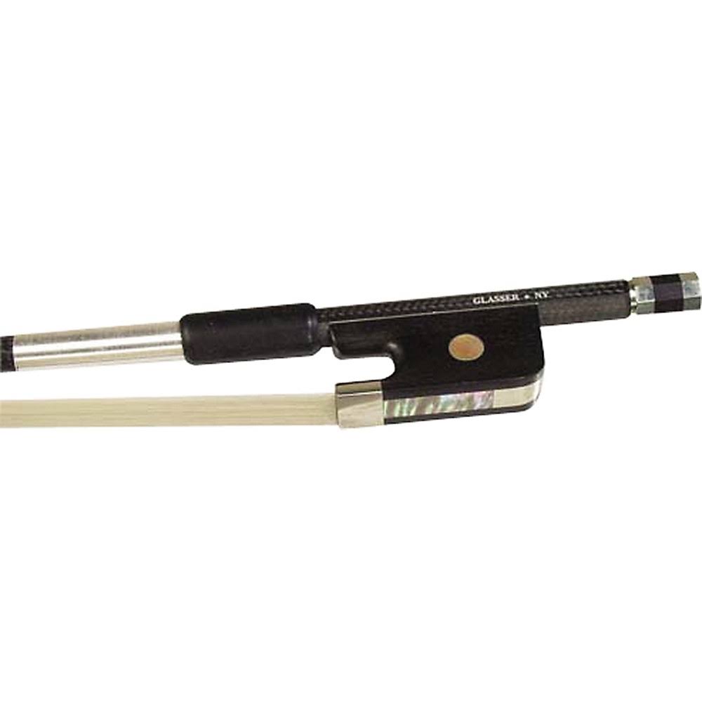 Glasser Braided Carbon Fibre Violin Bow Round 4/4 Size