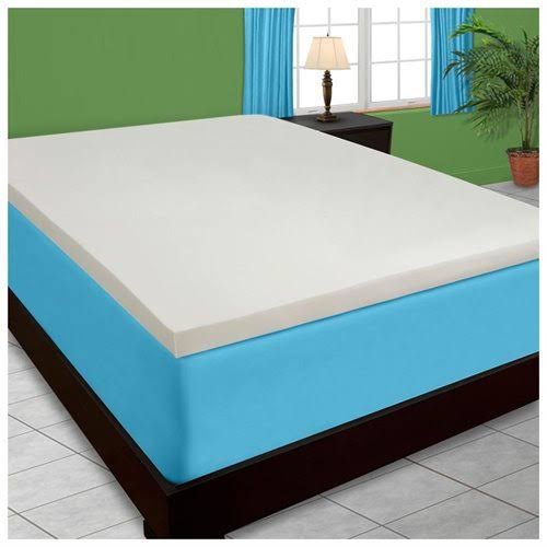 Dreamdna 4lb Full / Double Size 4x22 American Made Visco Elastic Memory Foam Mattress Topper