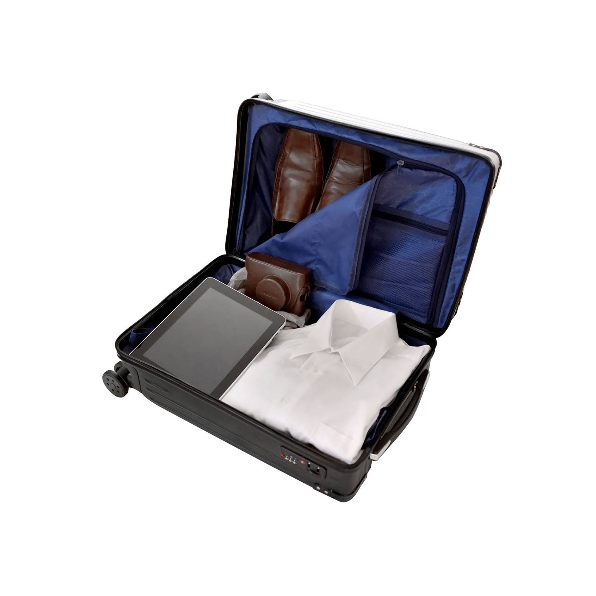 NCAA Michigan Wolverines 21x22 Executive Two-Tone Carry on Suitcase - White