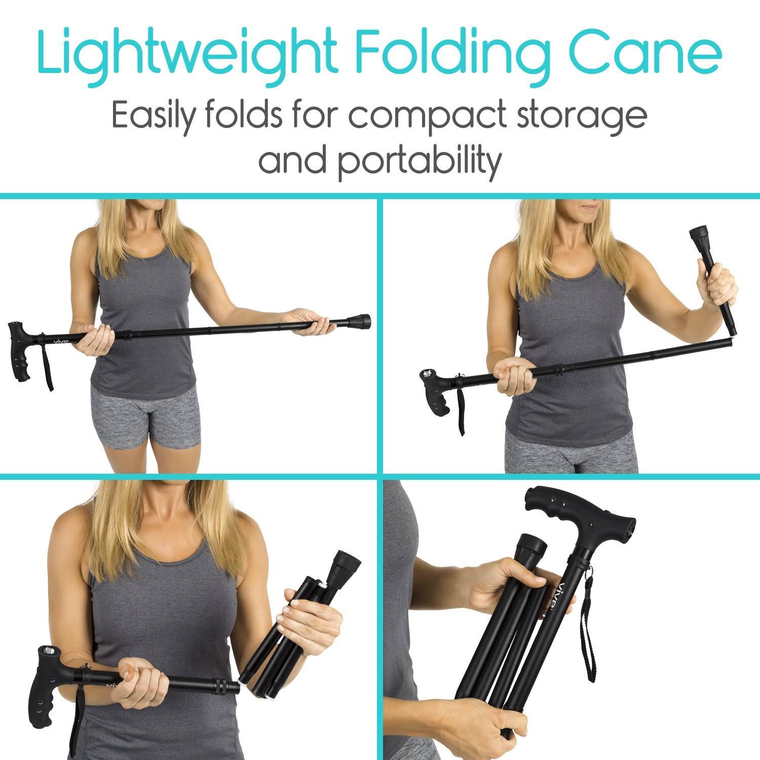 Vive LED Folding Cane with Light Adjustable
