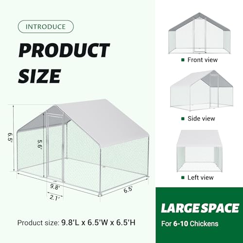 Chicken Coop Wheels Kit - Portable Poultry Tractor Mobilization Steel Chicken Coop Accessories