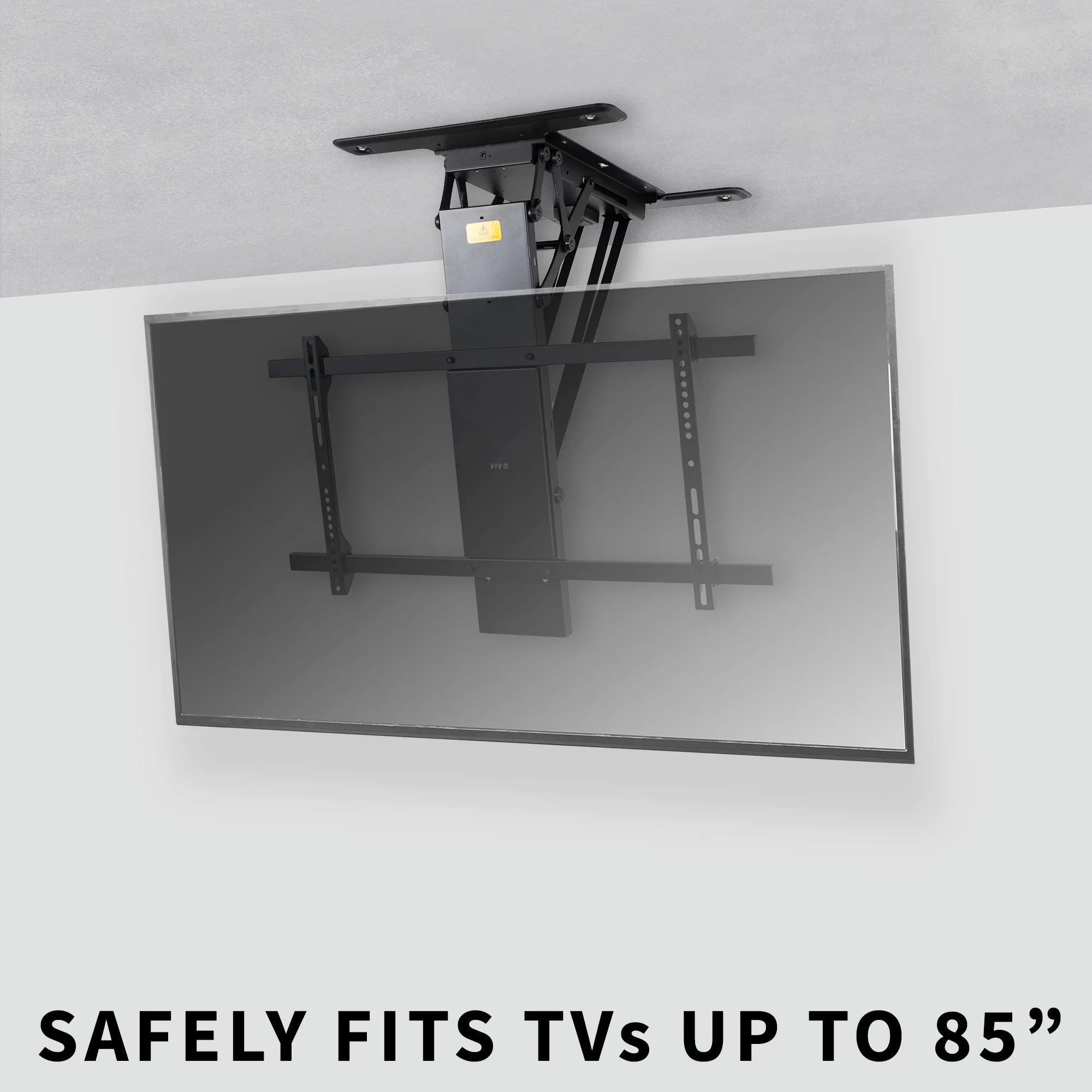 VIVO Motorized Flip Down Pitched Roof Ceiling TV Mount for 40" to 85" Screen - Curated Treasures Market
