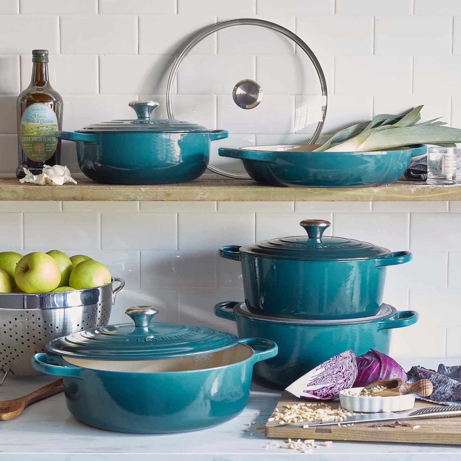 Le Creuset 2.25-Qt. Cast Iron Rice Pot - Deep Teal