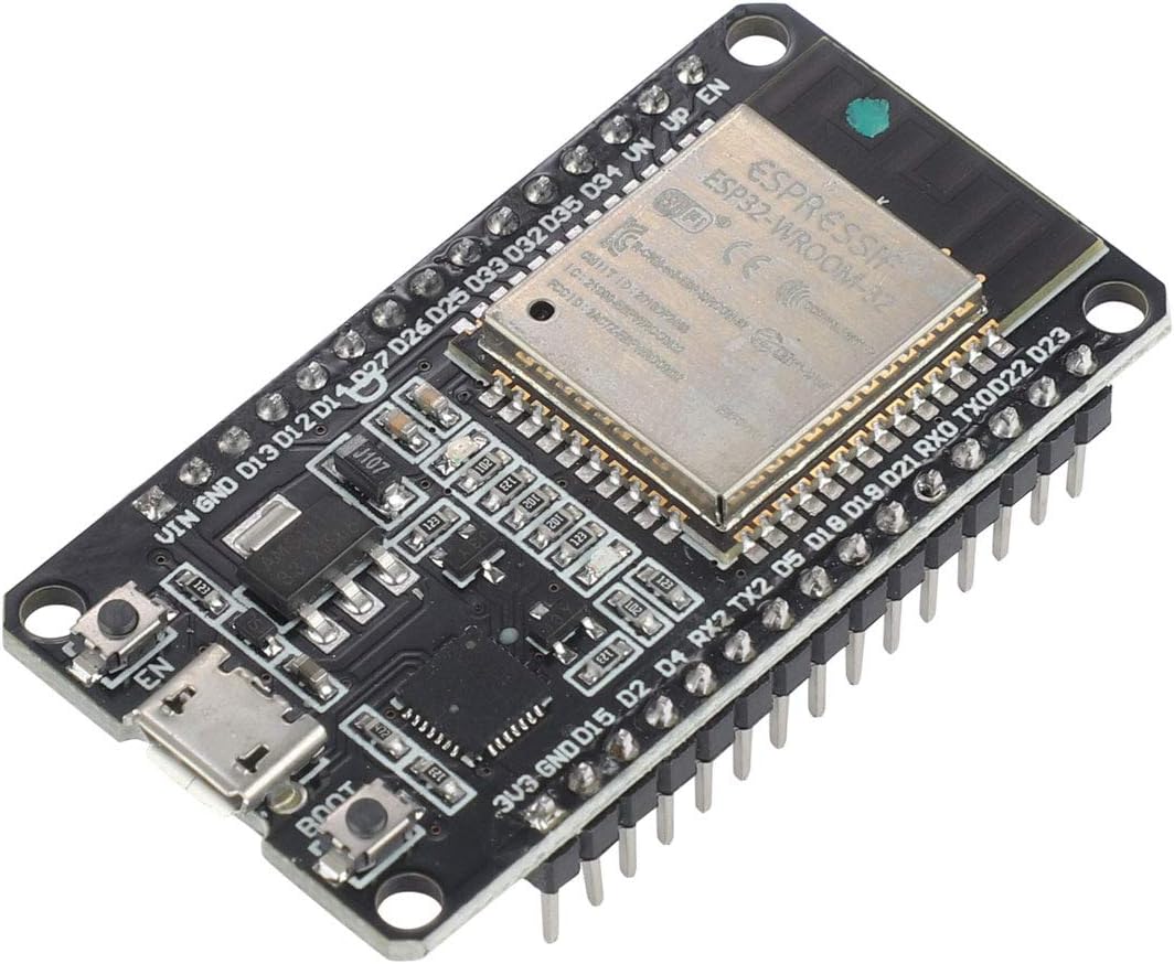 VKLSVAN ESP-WROOM-32 ESP32 ESP-32S Development Board 2.4GHz Dual-Mode WiFi + Bluetooth Dual Cores Microcontroller Processor Module for Arduino IDE