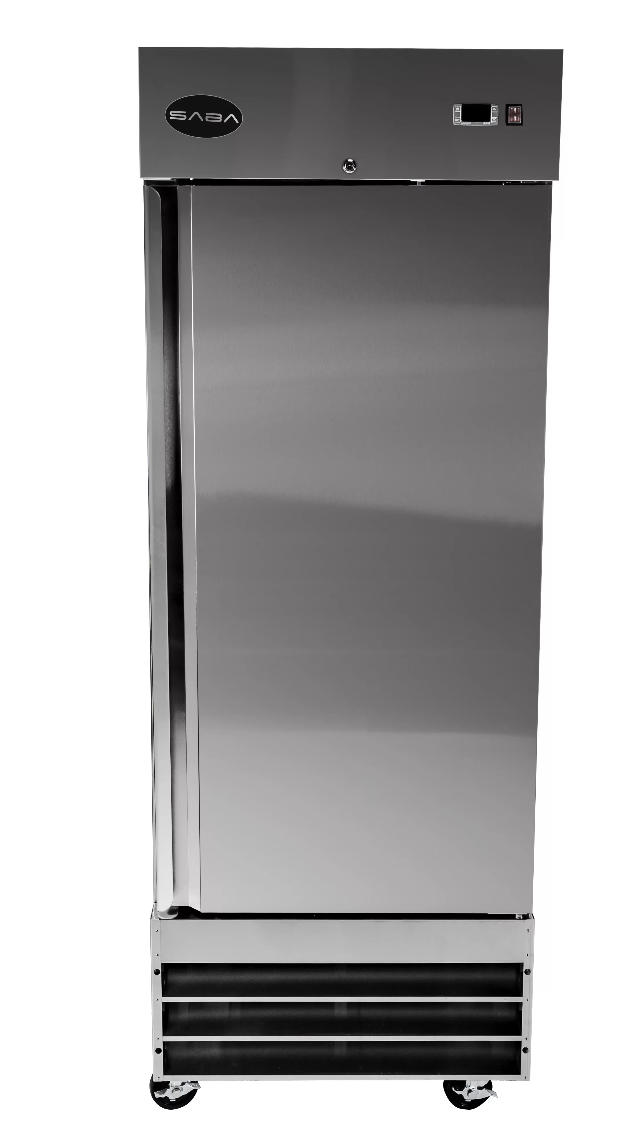Heavy Duty Commercial 23 cu ft Solid Door Stainless Steel Upright Reach-in Freezer (1 Door)