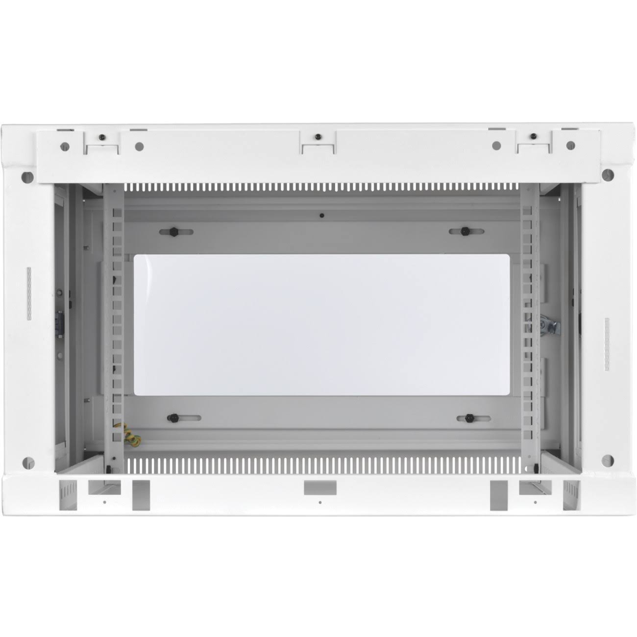 Tripp Lite 6U Wall Mount Rack Enclosure Server Cabinet White w/ Acrylic Glass Door Rack SRW6UWG