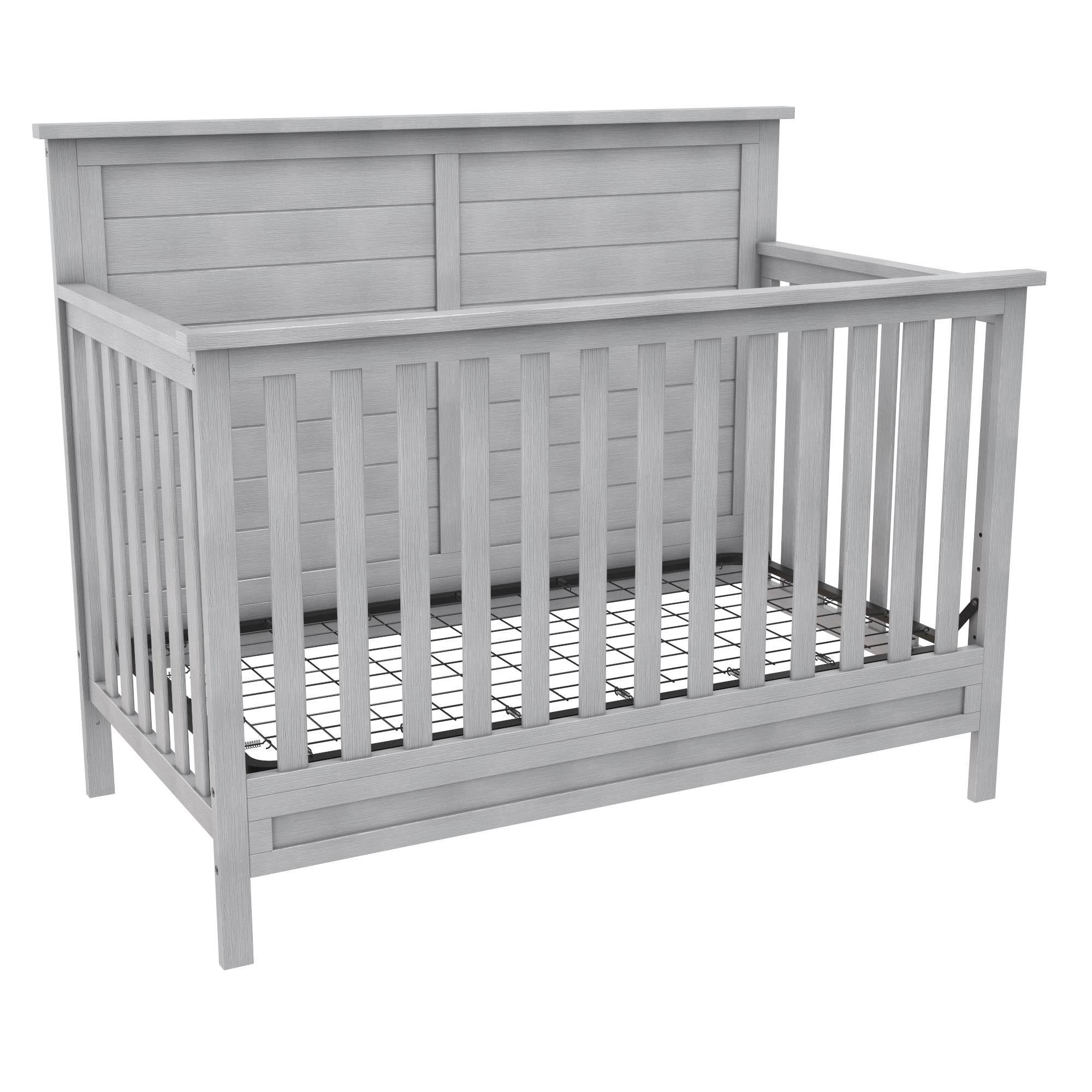 Little Seeds Finch 5-in-1 Convertible Crib - Rustic Grey