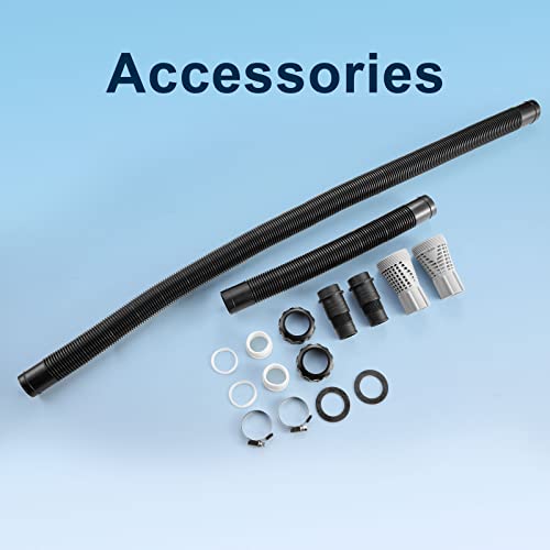 Curve Solar Pool Heater, Made for Above-Ground and Inground Pools, Includes Two Hoses & Clamps, Two Adapters