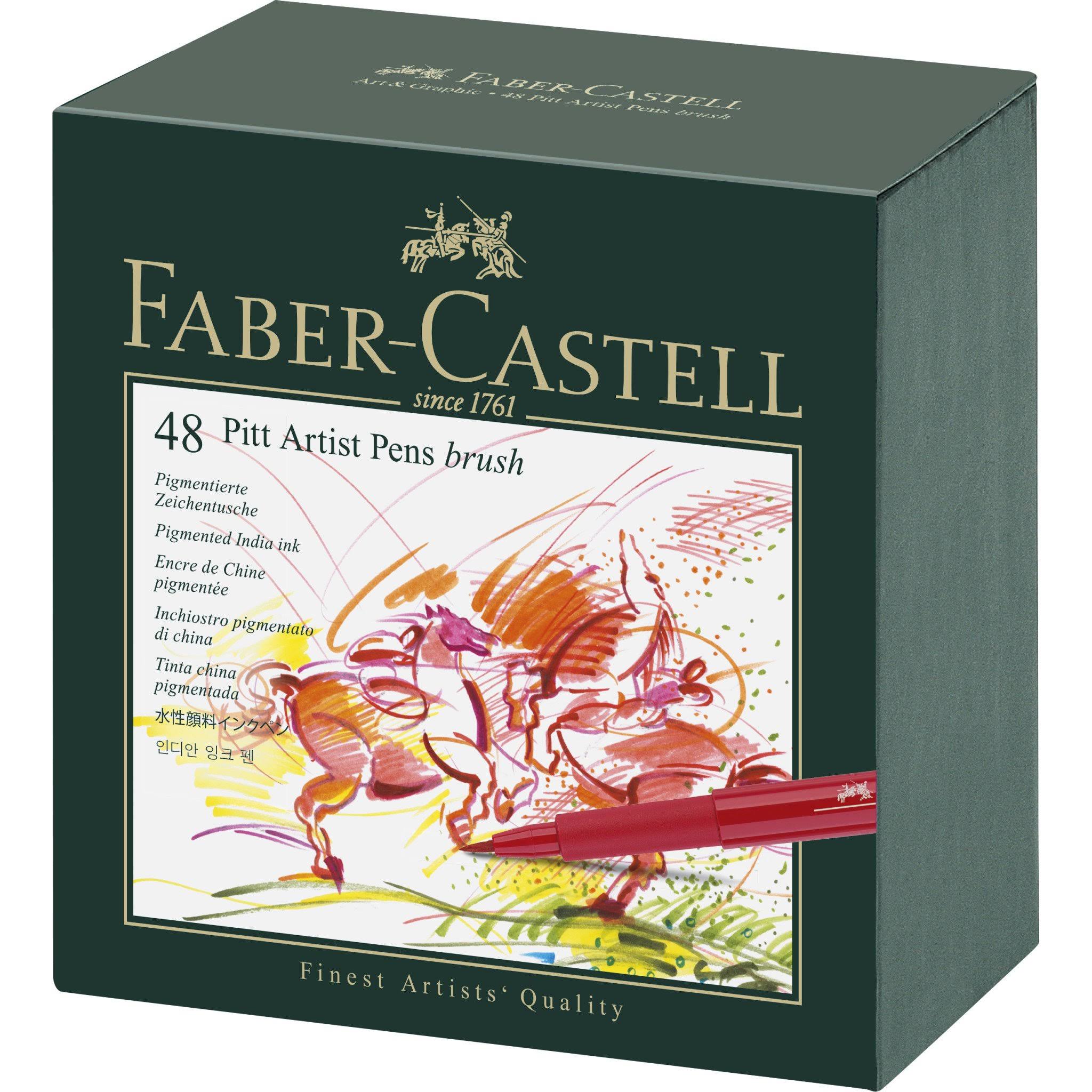 Faber-Castell Pitt Artist Brush Pen Set of 48