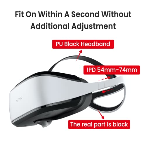 DPVR E3C Virtual Reality Headset, VR Set for Business of Egg Seats Headset, VR Simulator Riders, Moto, Time Machine 6 Seats and VR Flying