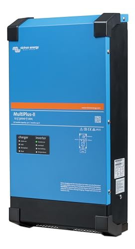 Victron Energy MultiPlus-II Pure Sine Wave Inverter Charger for 120 amp Battery, 120V, 3000VA 12-Volt