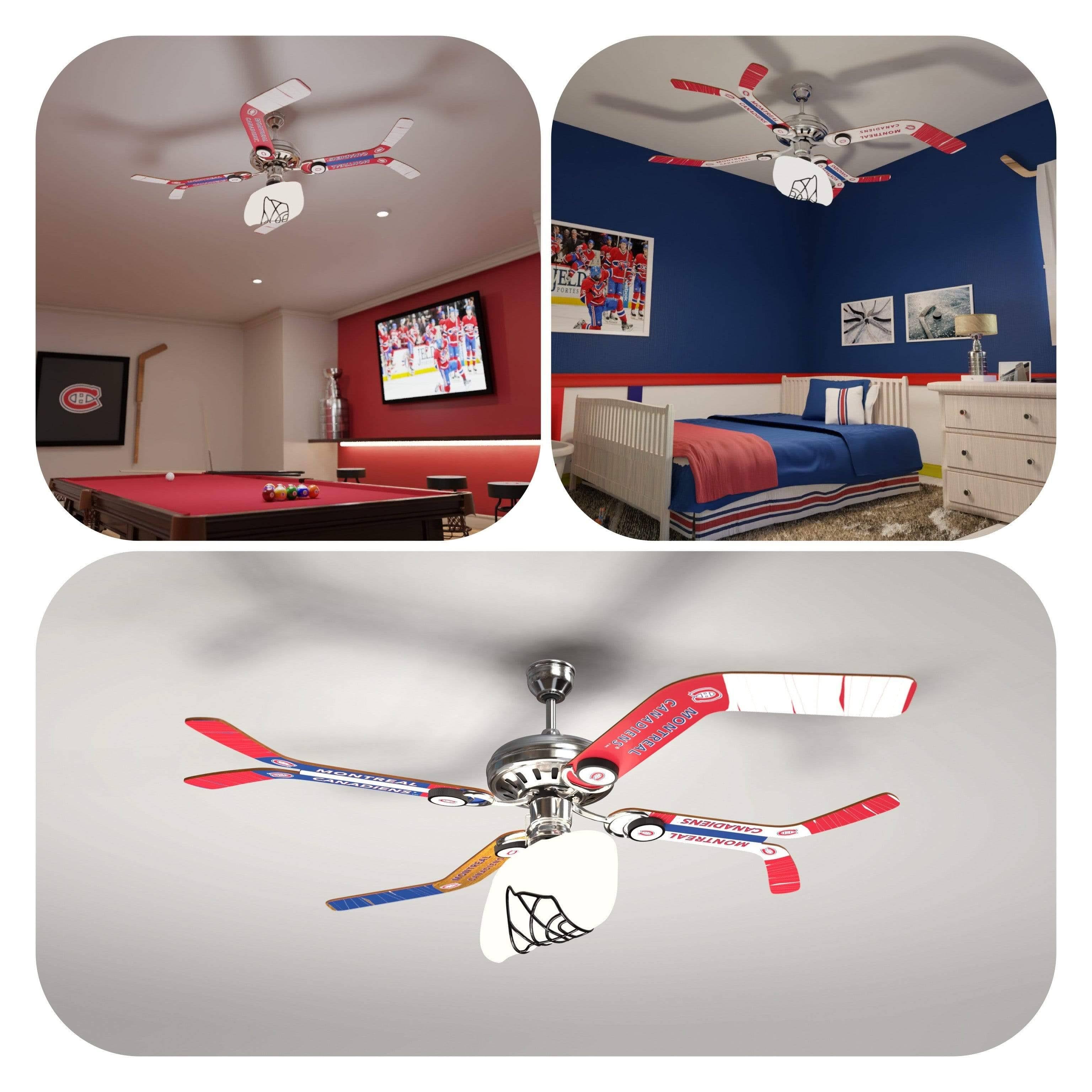 Montreal Canadiens NHL Hockey Ceiling Fan Hockey / Home / Puck 4141181