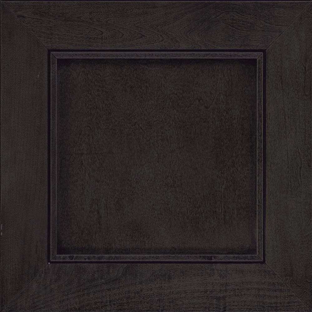 KraftMaid Carter 14 5/8 x 14 5/8 in. Cabinet Door Sample in Slate, Grey