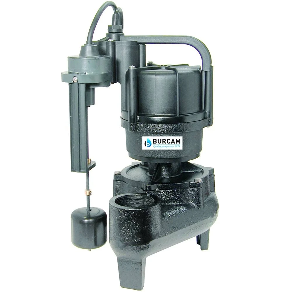 Bur-cam Pumps 400500E 1/2HP Replacement Sewage Pump for Easy Flush System Bur-cam Model 450475