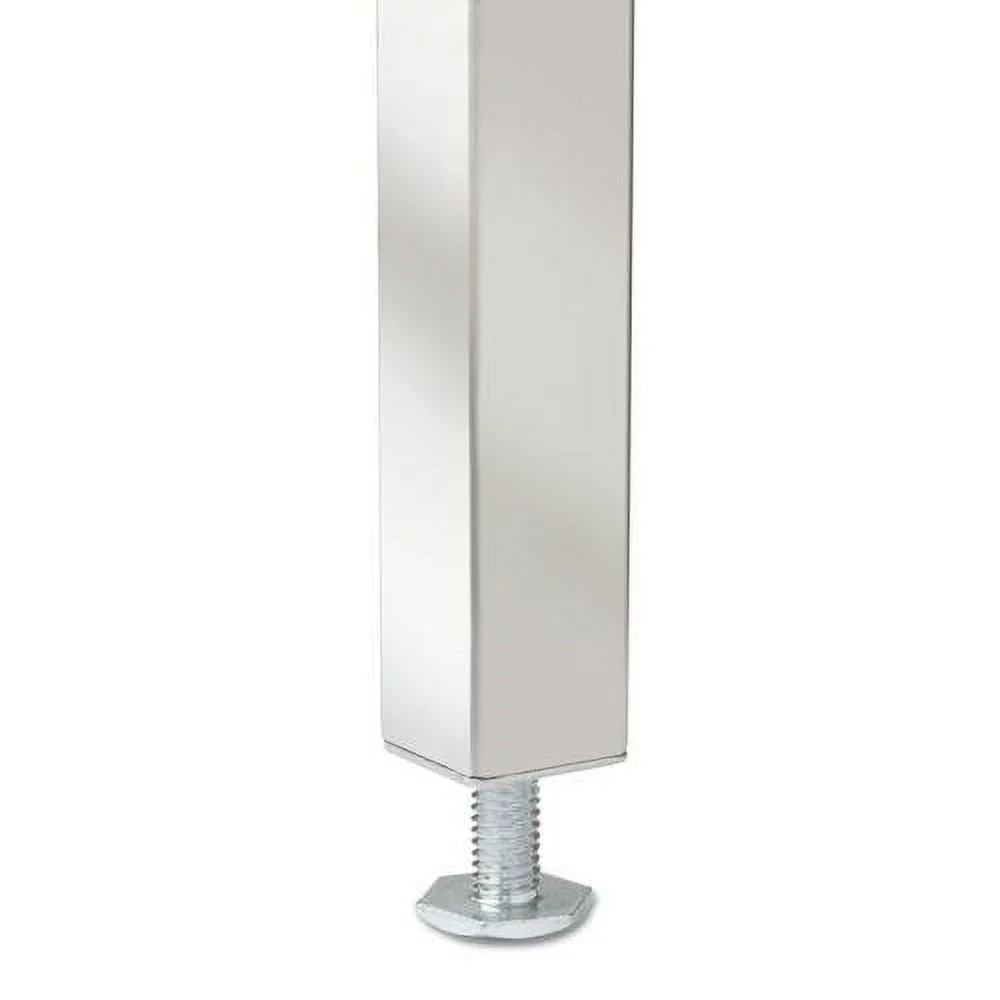 Alera ALESD4524BM 45.25 in. x 24 in. x 29.5 in. Single Pedestal Steel Desk - Mocha/Dark