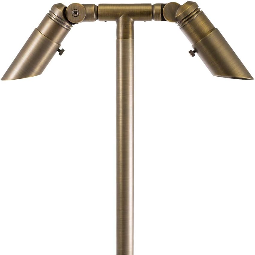 VOLT Twinnovator Cast Brass 12V Adjustable Path Light (Bronze)