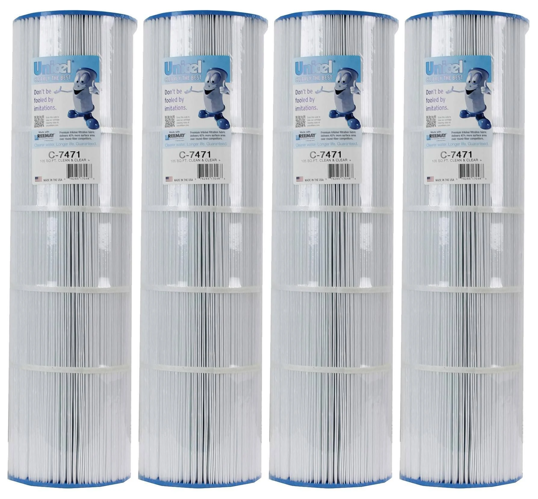 Unicel C-7471-4 Replacement Filter Cartridge (4 Pack)