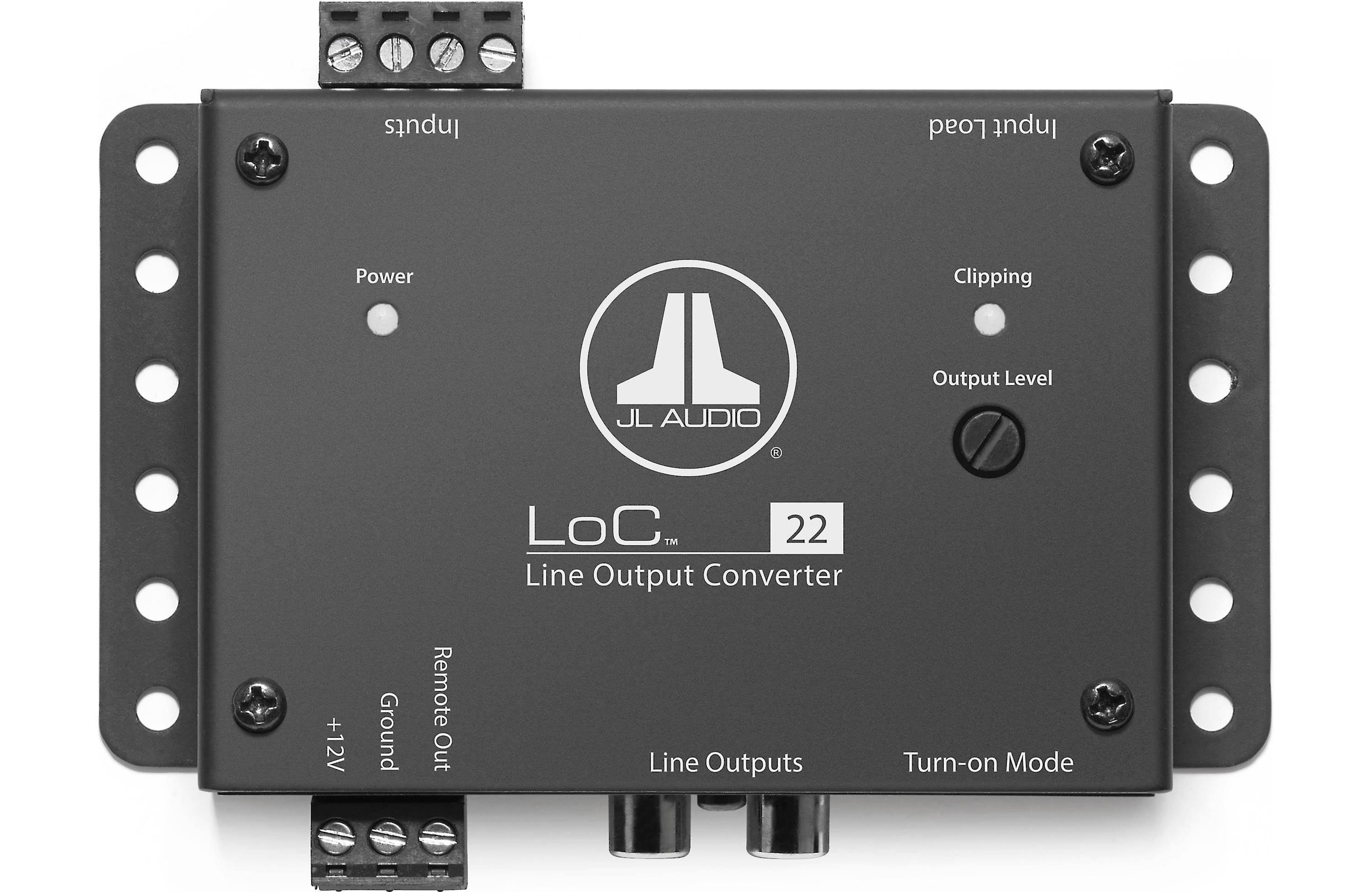 JL Audio LoC-22 Fully-Active Two-Channel Speaker Level to Line Output Converter with Auto Turn-On - Megean