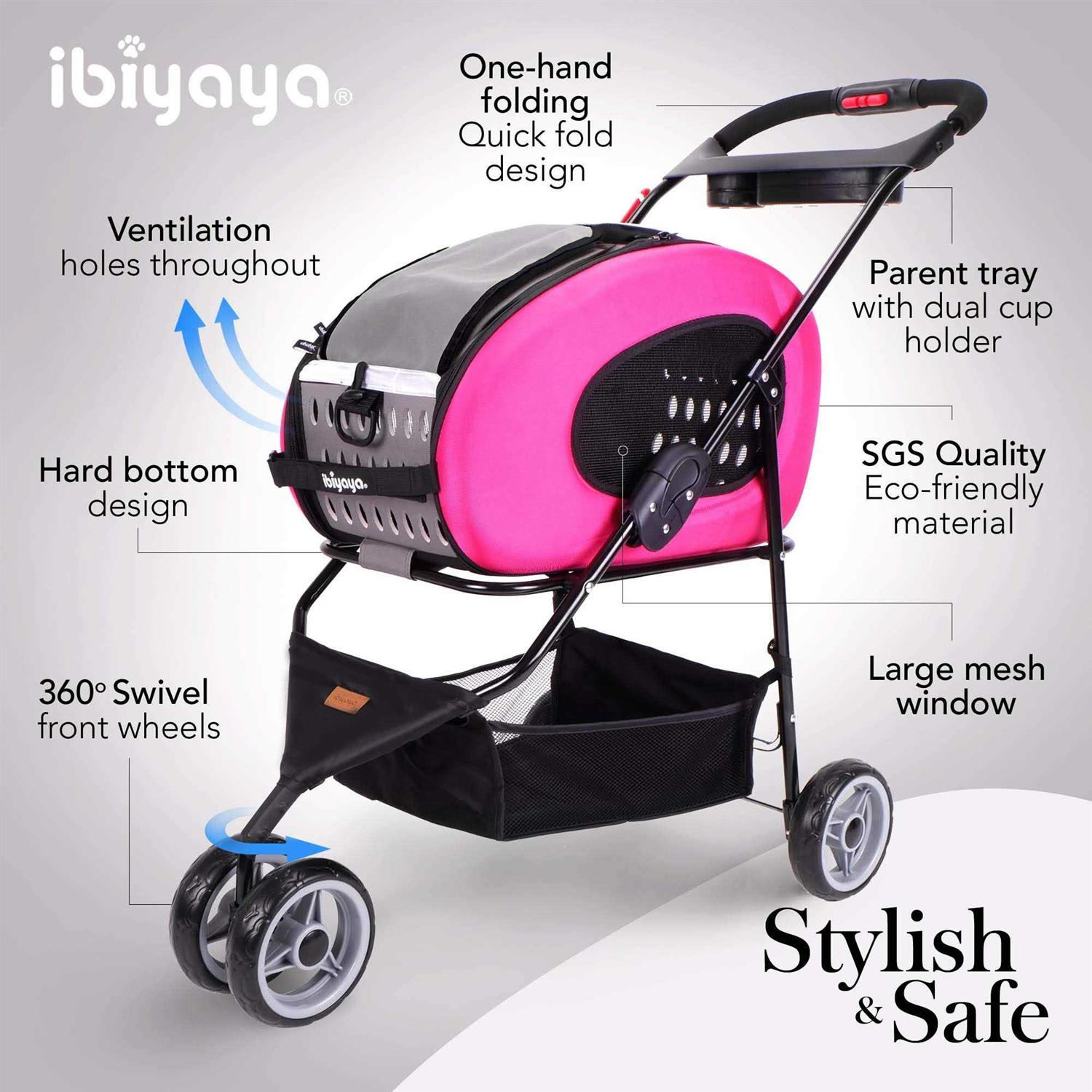 Ibiyaya 5-in-1 Combo EVA Pet Carrier / Stroller - Pet Supplies online store