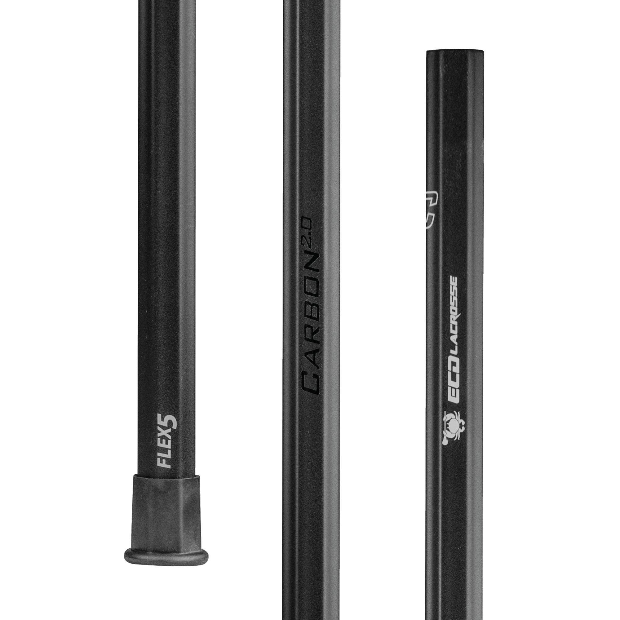 ECD Carbon 2.0 Lacrosse Shaft - Attack - Black