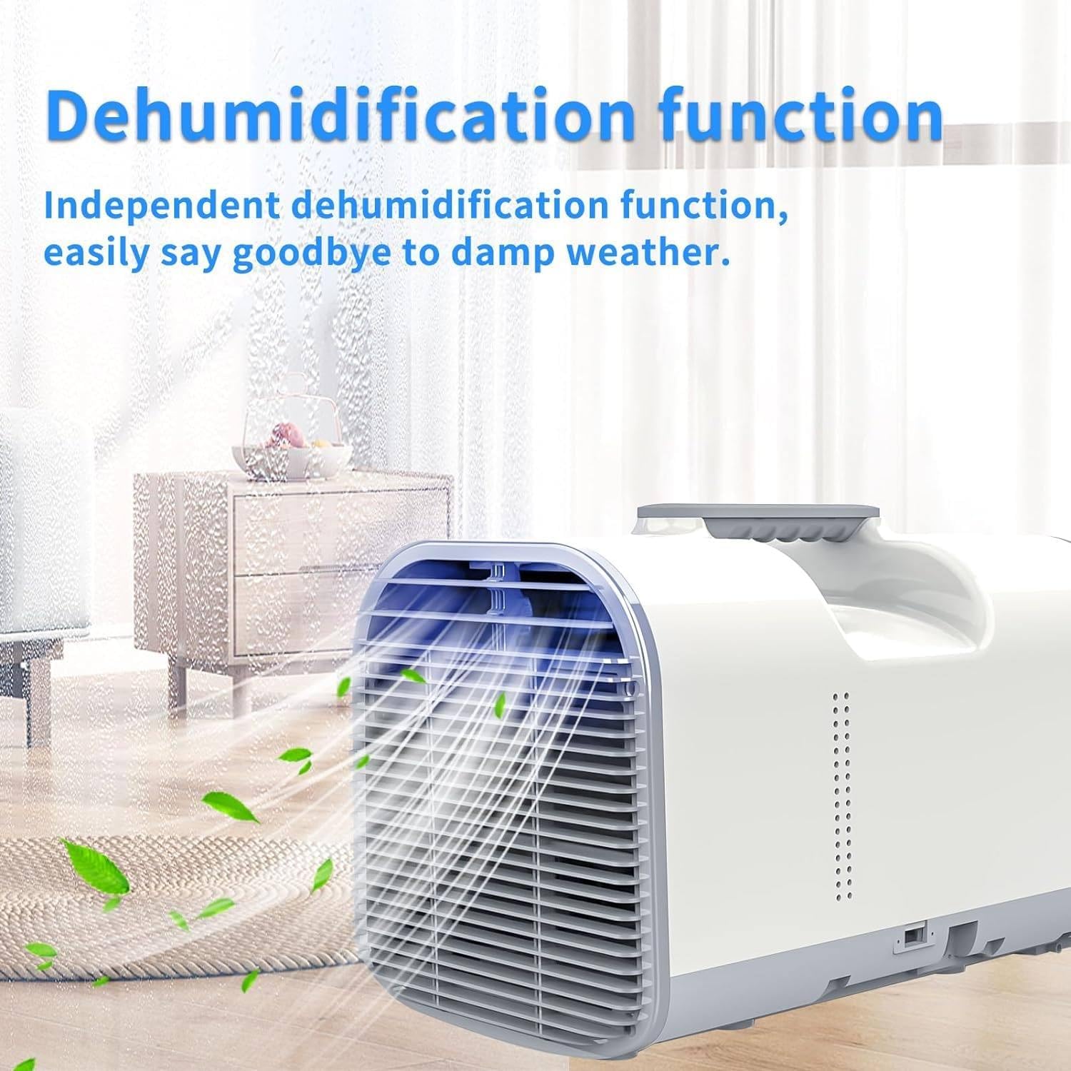 Portable Fast Cooling Camping Air Conditioner 12V 24V 1400W 4777BTU Inverter Air Conditioner with Remote Control for Car, RV, Tent - S03 Pro