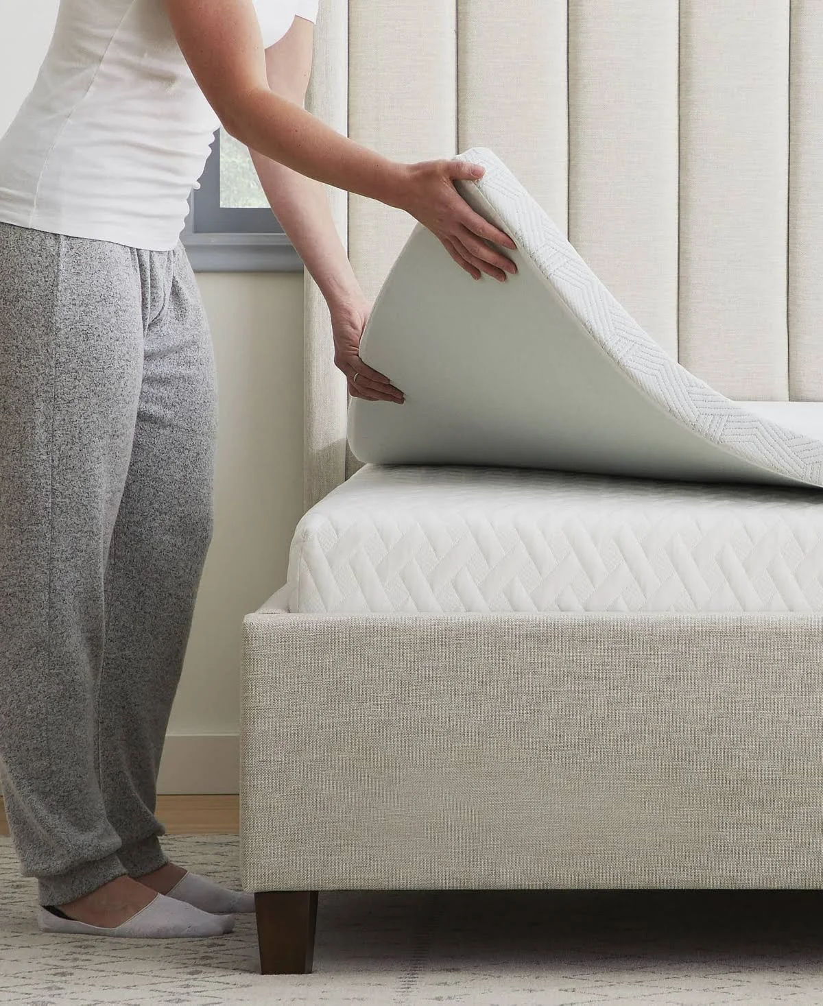 Dr. oz Good Life Sleep All Day 2x22 Fast Response Memory Foam Topper, California King - White