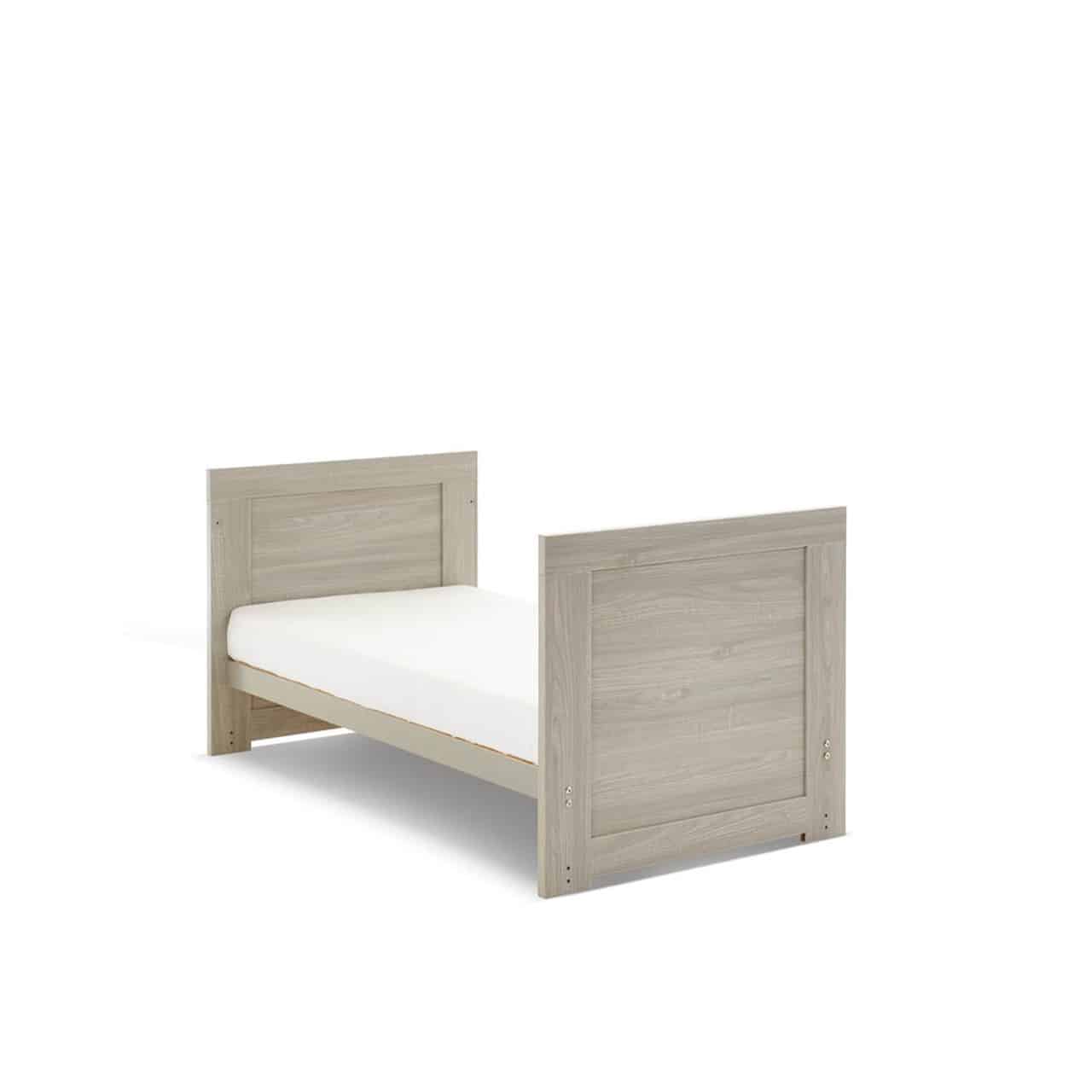 Obaby Nika 4 in 1 Cot Bed – Grey Wash/White