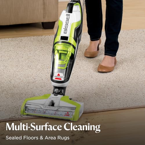 BISSELL Crosswave Turbo Vacuum Mop All in One Wet and Dry Vac Combo Hard Floor & Area Rug Cleaner, 3888A