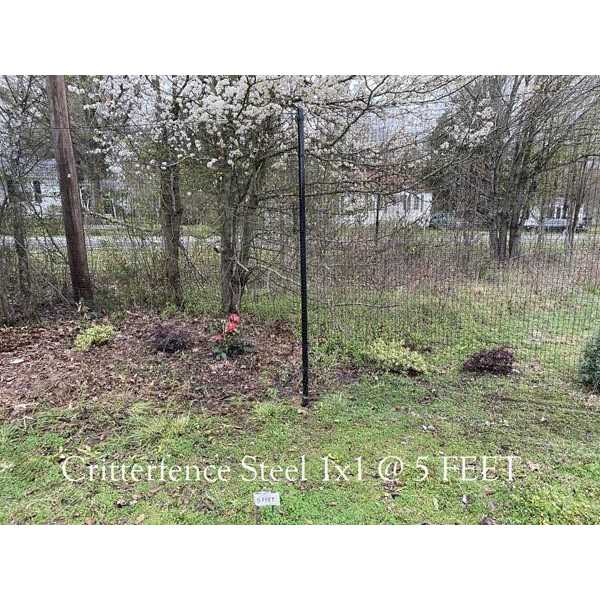 Critterfence 100 ft. Black Steel 2 x Square Grid Welded Wire Fence - Shop Hardware Tools Online Store