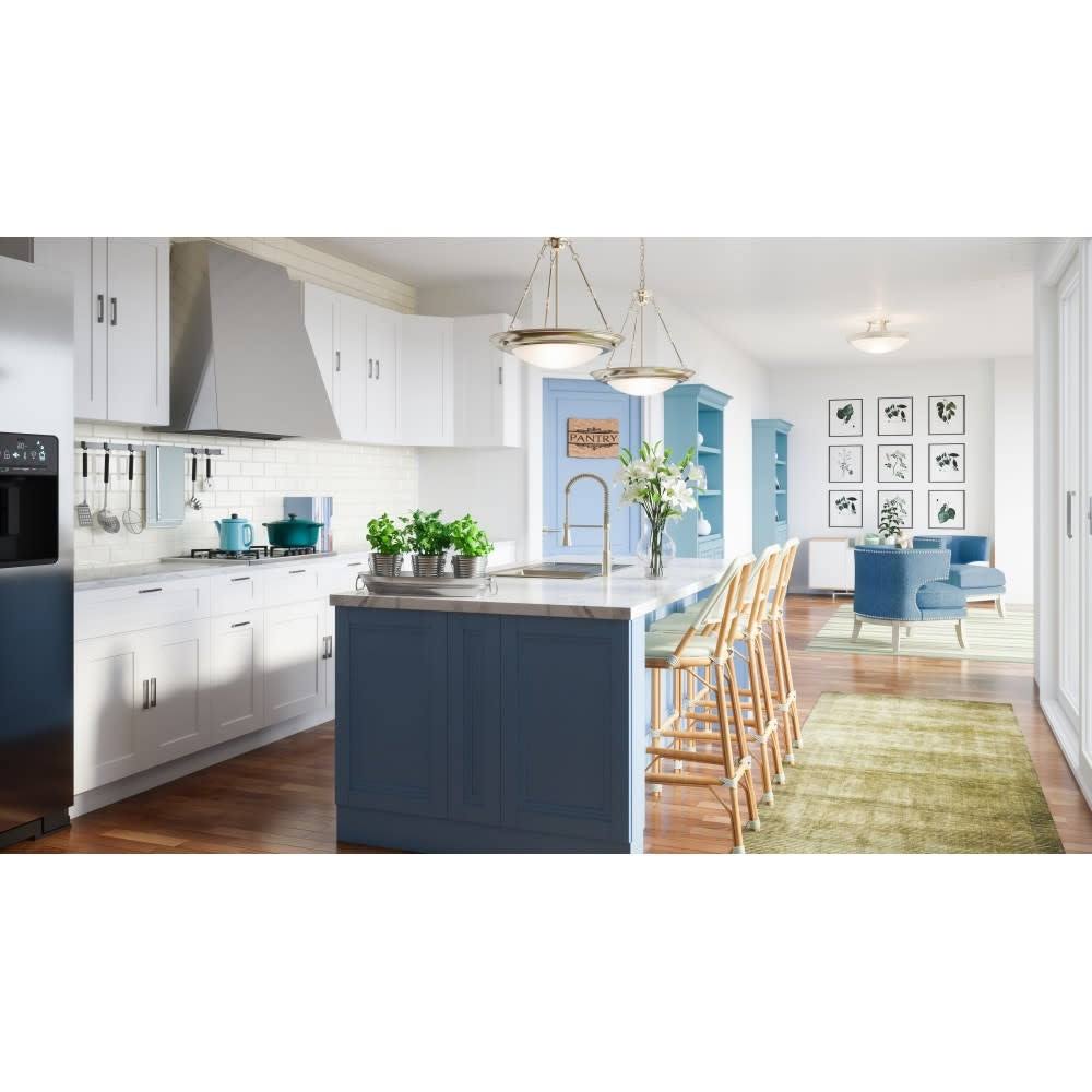 Design House 613141 Brookings 18x22 Fully Assembled Kitchen Base Cabinet, White Shaker
