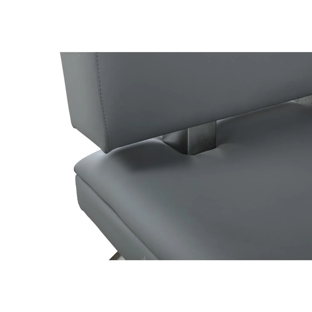 Tufted Reversible Nook in Gray