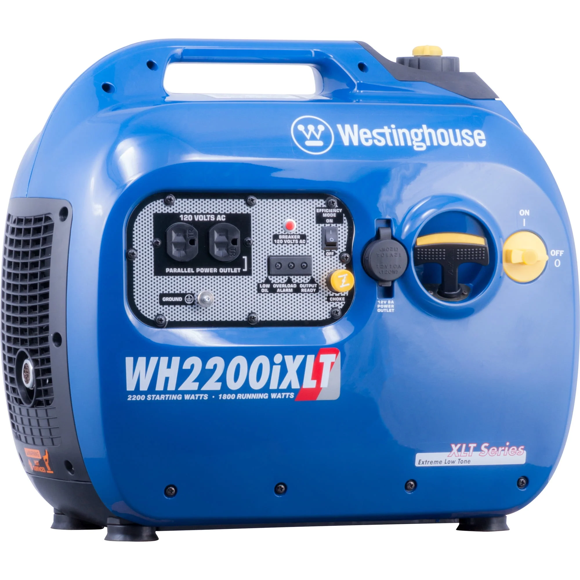 Westinghouse WH2200iXLT Portable Inverter Generator 1800 Rated Watts & 2200 Peak Watts