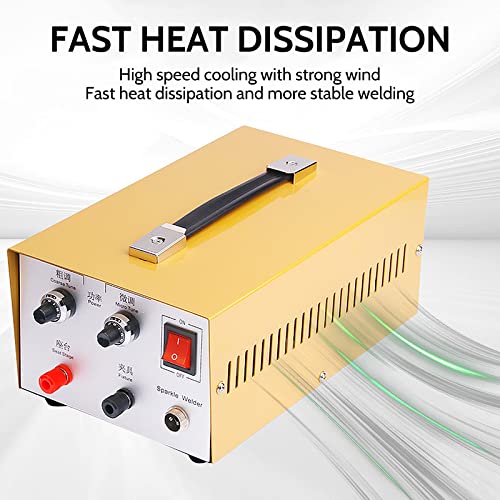 Jewelry Spot Welder,30A Electric Spot Welder,Professional Pulse Welding Machine for Gold,K Gold,Silver,Platinum and High-Grade Steel,Adjustable