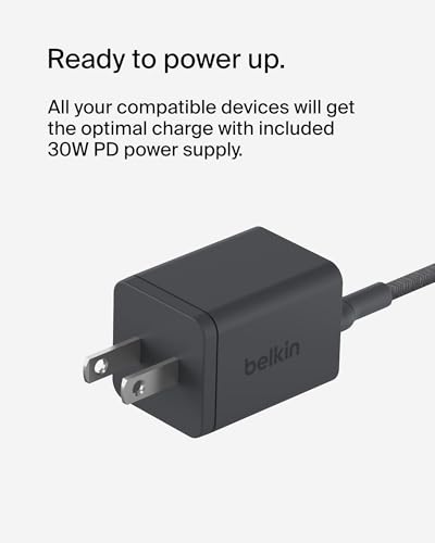 Belkin 2-in-1 MagSafe Wireless Charging Dock 15W Fast Charge iPhone Charger Compatible with iPhone 16, 15, 14, and 13 Series, AirPods