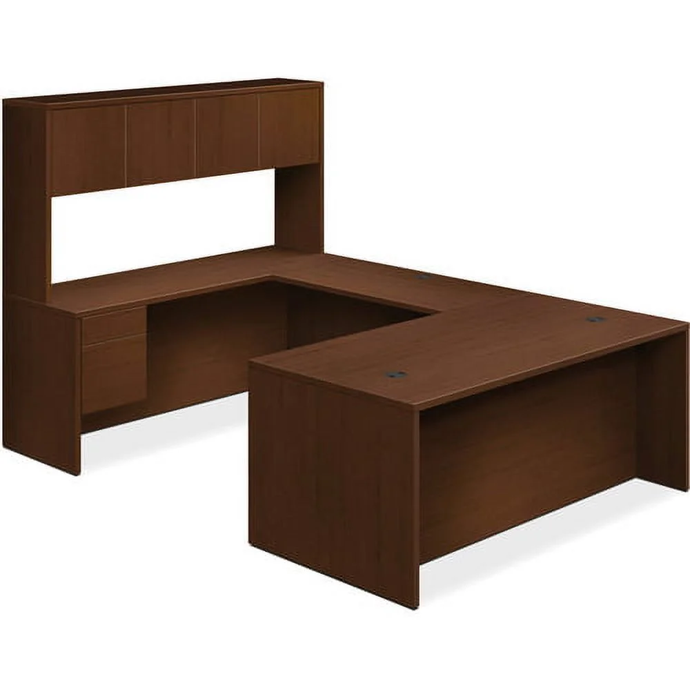 HON 10501 Series Mocha Laminate Furniture Components Return - 2-Drawer 48" x 24"1" Work Surface - 2 x Box Drawer(s), File Drawer(s)