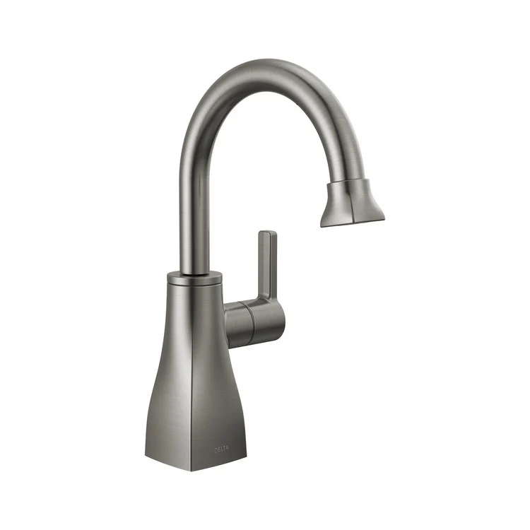 Beverage Faucet Contemporary Square Cold Water Only with Air Gap 1 Lever ADA Chrome