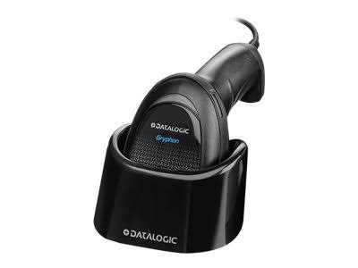 Datalogic Gryphon I GD4520 Handheld 2D Imager Scanner with Stand - USB
