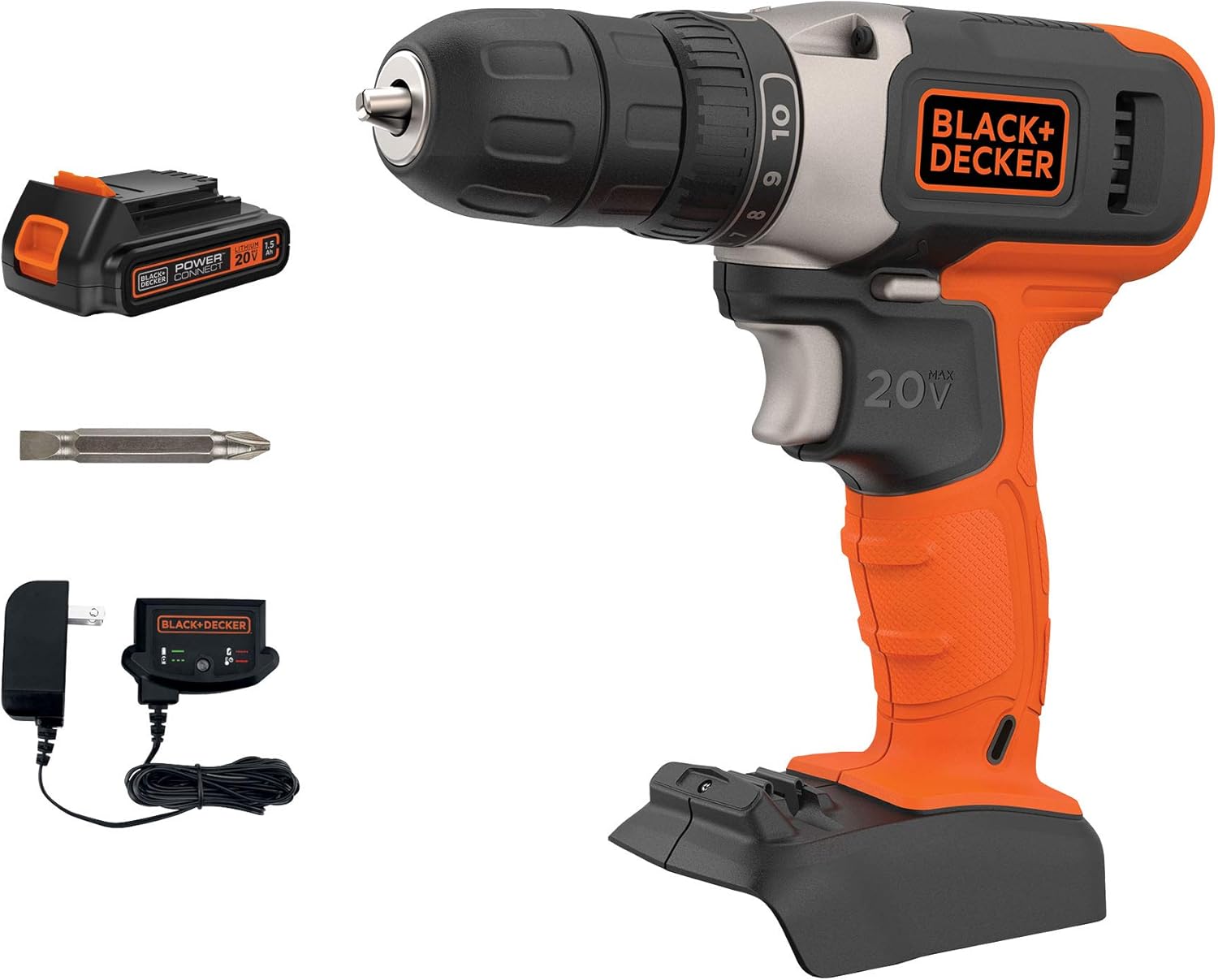 beyond by BLACK+DECKER 20V MAX Cordless Drill/Driver (BCD702C1AEV) Pack of 2