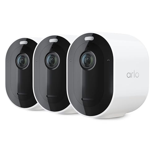 Arlo Pro 5S Spotlight Security Camera 2K HDR | Outdoor | Wireless | Dual-Band Wi-Fi Connects to Strongest Network |12X Zoom, 2-Way Audio, Siren