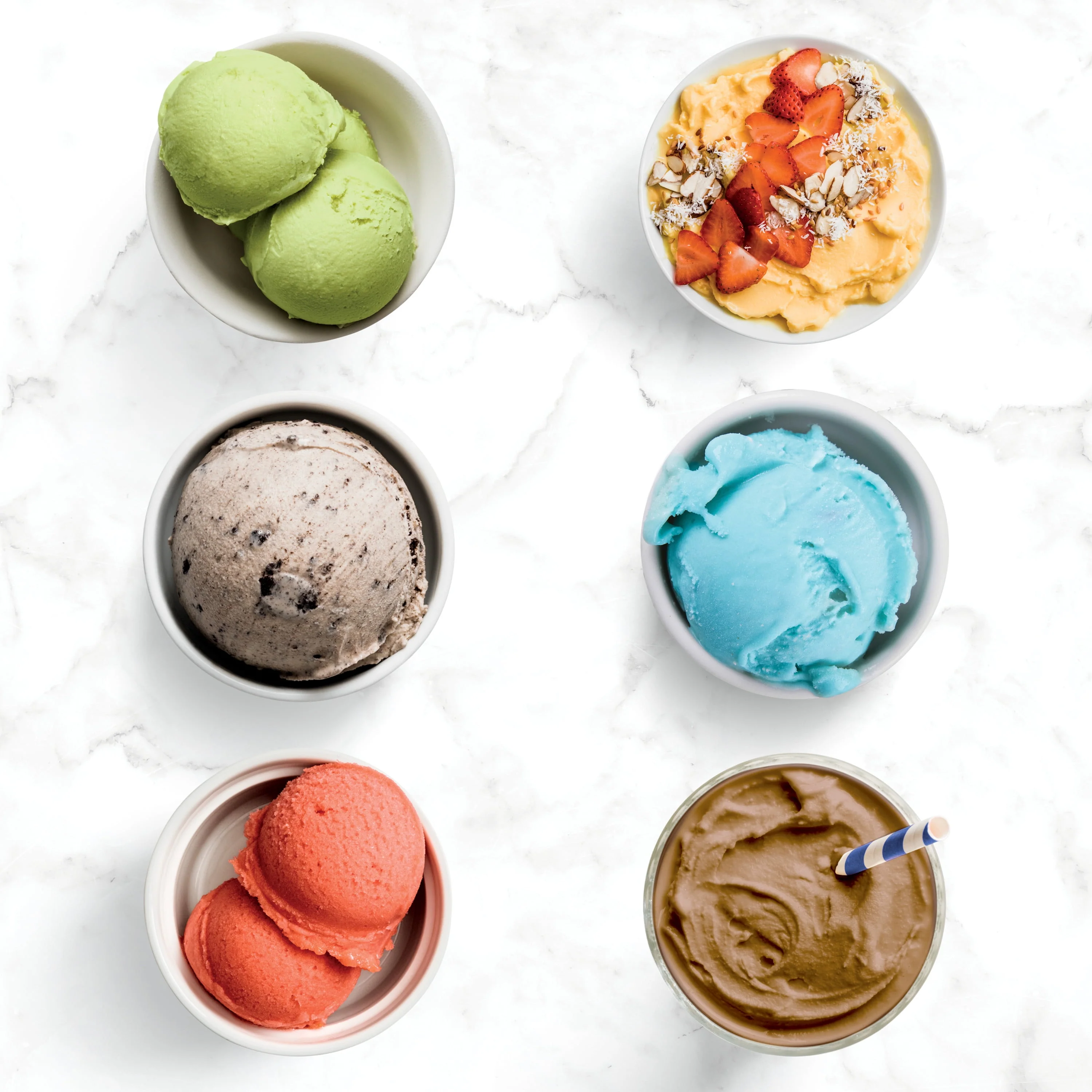 Ninja鈩?CREAMi鈩? Ice Cream Maker, 7 One-Touch Programs, Blue - NC301NV