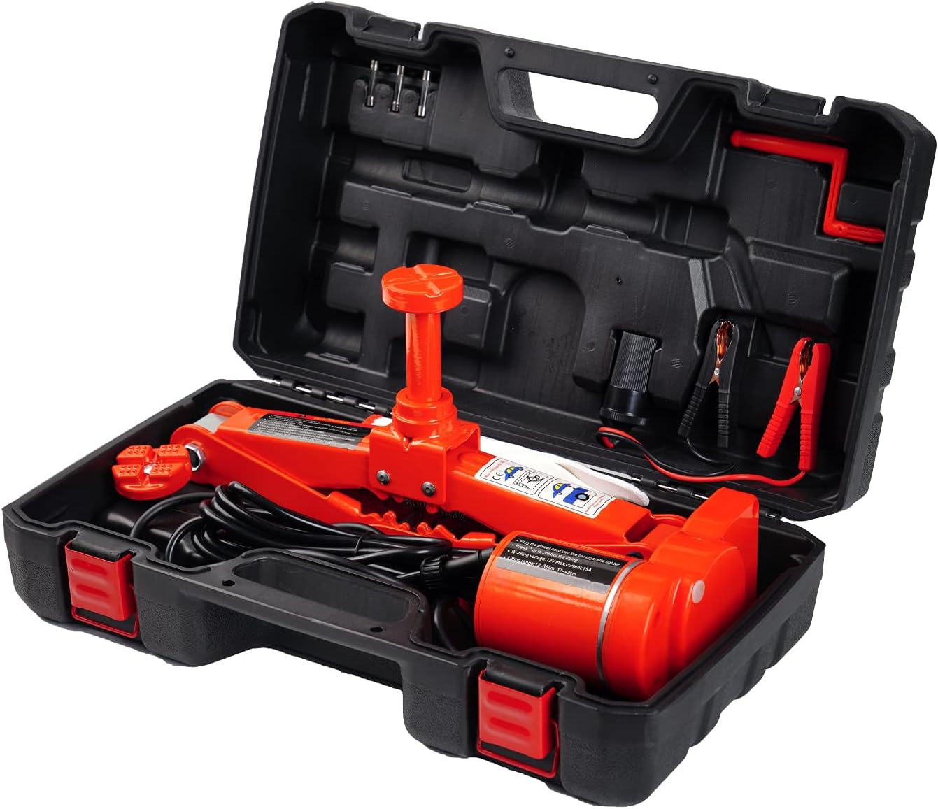 Mautyke Electric Car Jack Kit 3Ton 12V Auto Scissor Car Jack Lift Portable Air Floor Jack All-in-one Automatic Sedan SUV Car Repair Tool for Tire