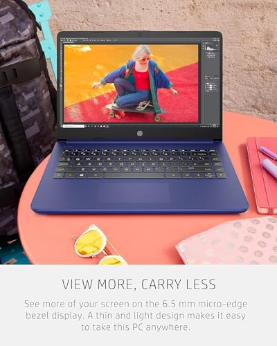 HP 14 Ultrabook • Limited Edition with Microsoft 365 • Intel 4-Core CPU • 16GB RAM • 1.6TB Storage (128GB OnBoard withHP 512GB P500 Portable SSD +