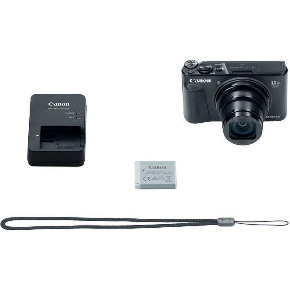 Canon PowerShot SX740 HS Digital Camera (Black) with 64 GB Memory Card - Radiant Selections