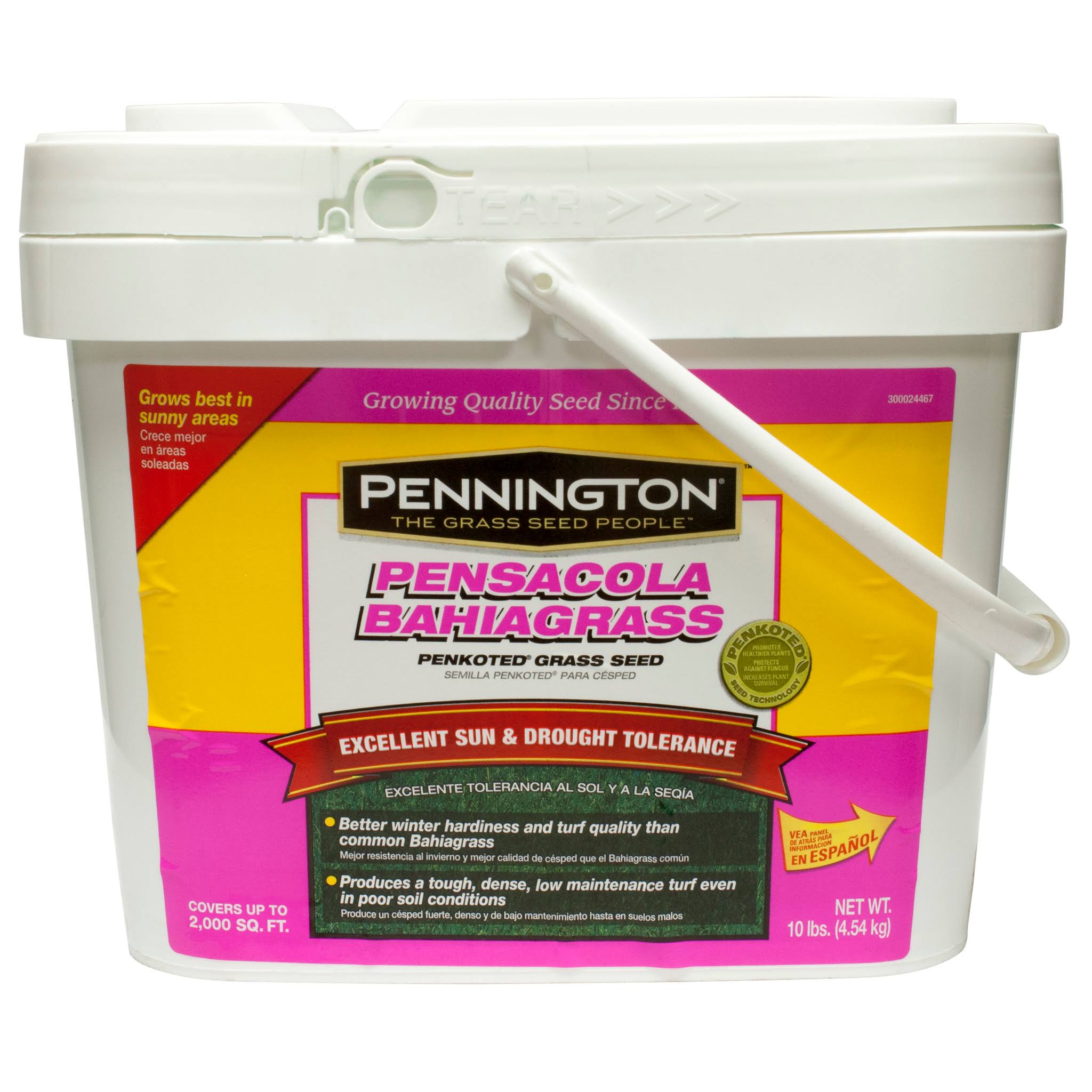Pennington Seed 100081057 Pensacola Bahiagrass Seed, 10-Lbs.
